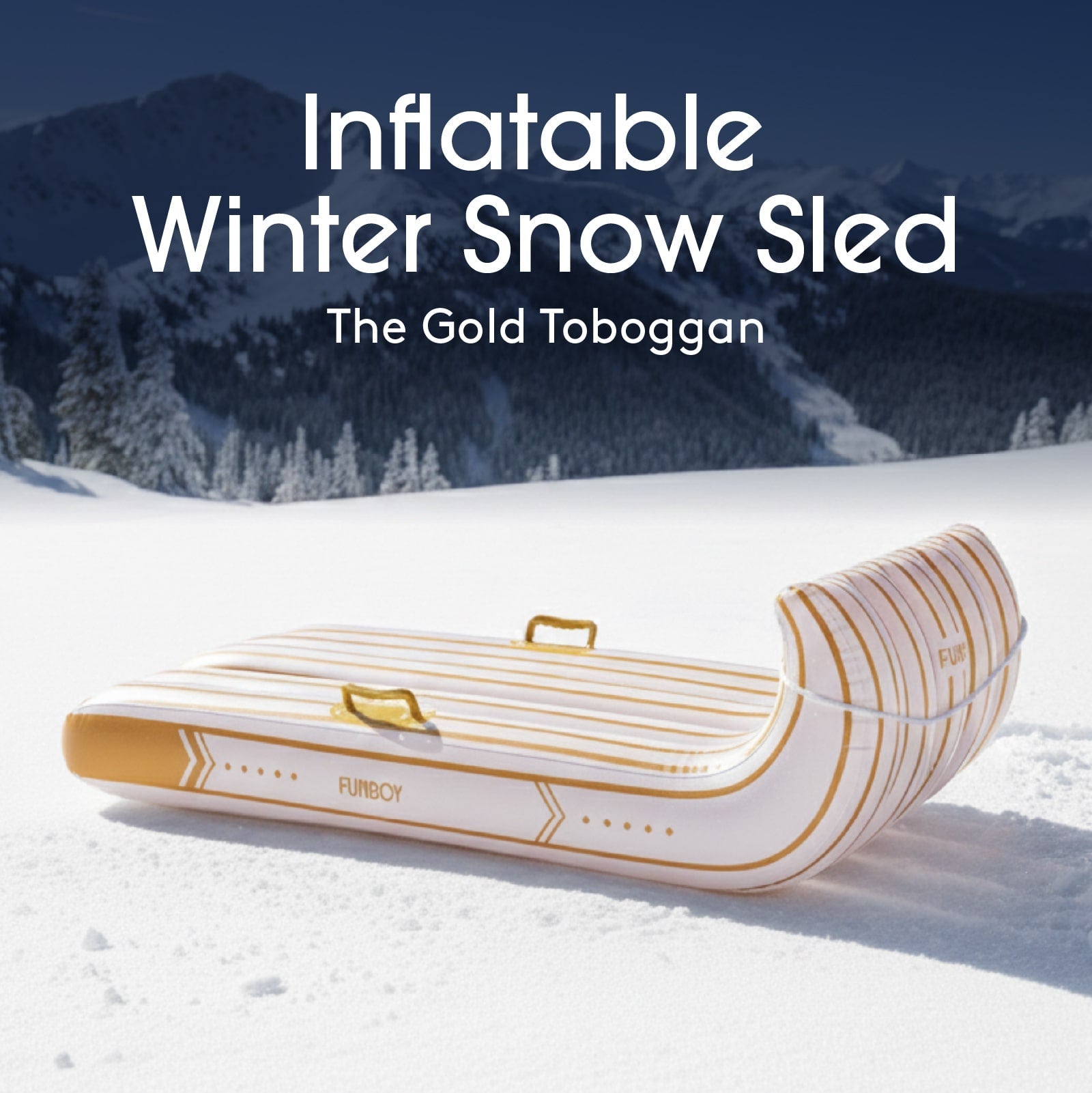 Toboggan Snow Sled