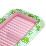 SLOOSH Inflatable Tanning Pool Lounger Float, Pink-XL, 85" x 57"