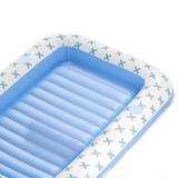 SLOOSH Inflatable Tanning Pool Lounger Float, Pink Marble, 70" x 46"