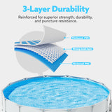 SLOOSH Round Above Ground Pool - 15ft x 42inch