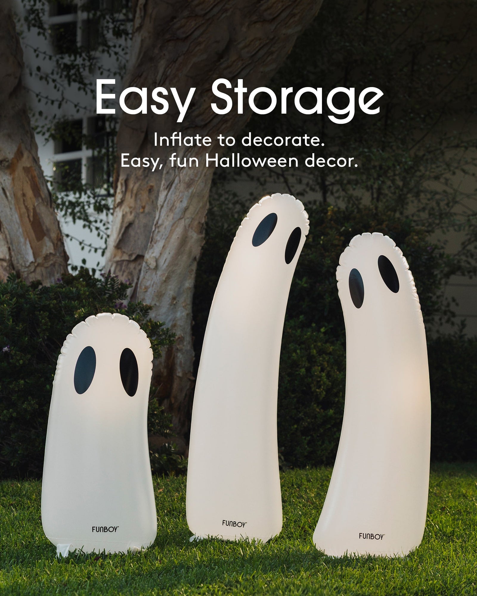 Standing Halloween Ghost Decor