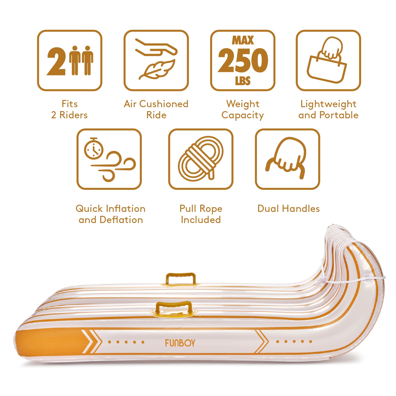 Toboggan Snow Sled