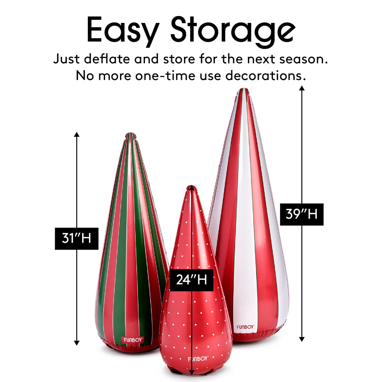Inflatable Holiday Tree Cones