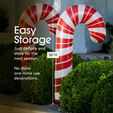 Inflatable Candy Canes