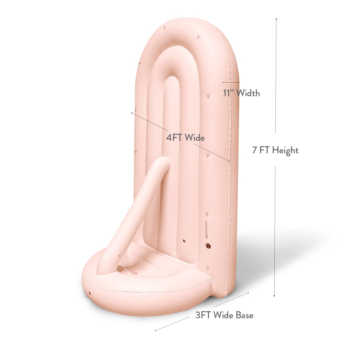 SHIPS NOW • Balloon Garland: Fluted Display Arch Set in Blush/Sky (Matte) • FINAL SALE