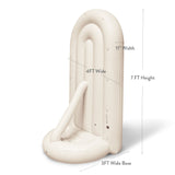 SHIPS NOW • Balloon Garland: Fluted Display Arch Set in Cream (Matte) • FINAL SALE