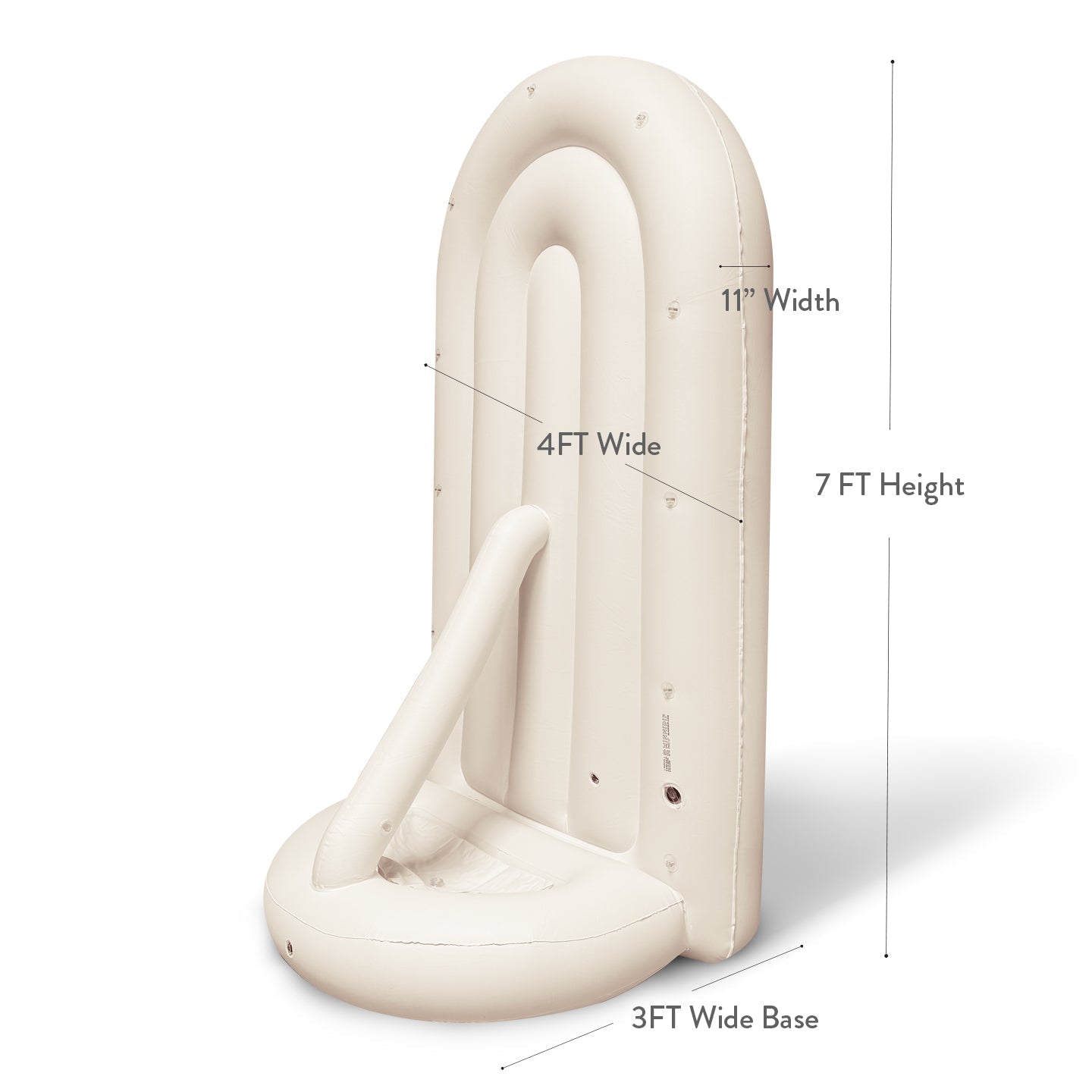 SHIPS NOW • Balloon Garland: Fluted Display Arch Set in Cream (Matte) • FINAL SALE