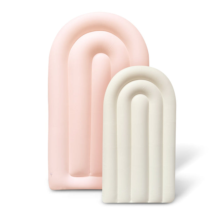 SHIPS NOW • Balloon Garland: Fluted Display Arch Set in Blush/Cream (Matte) • FINAL SALE