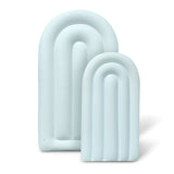 SHIPS NOW • Balloon Garland: Fluted Display Arch Set in Sky (Matte) • FINAL SALE