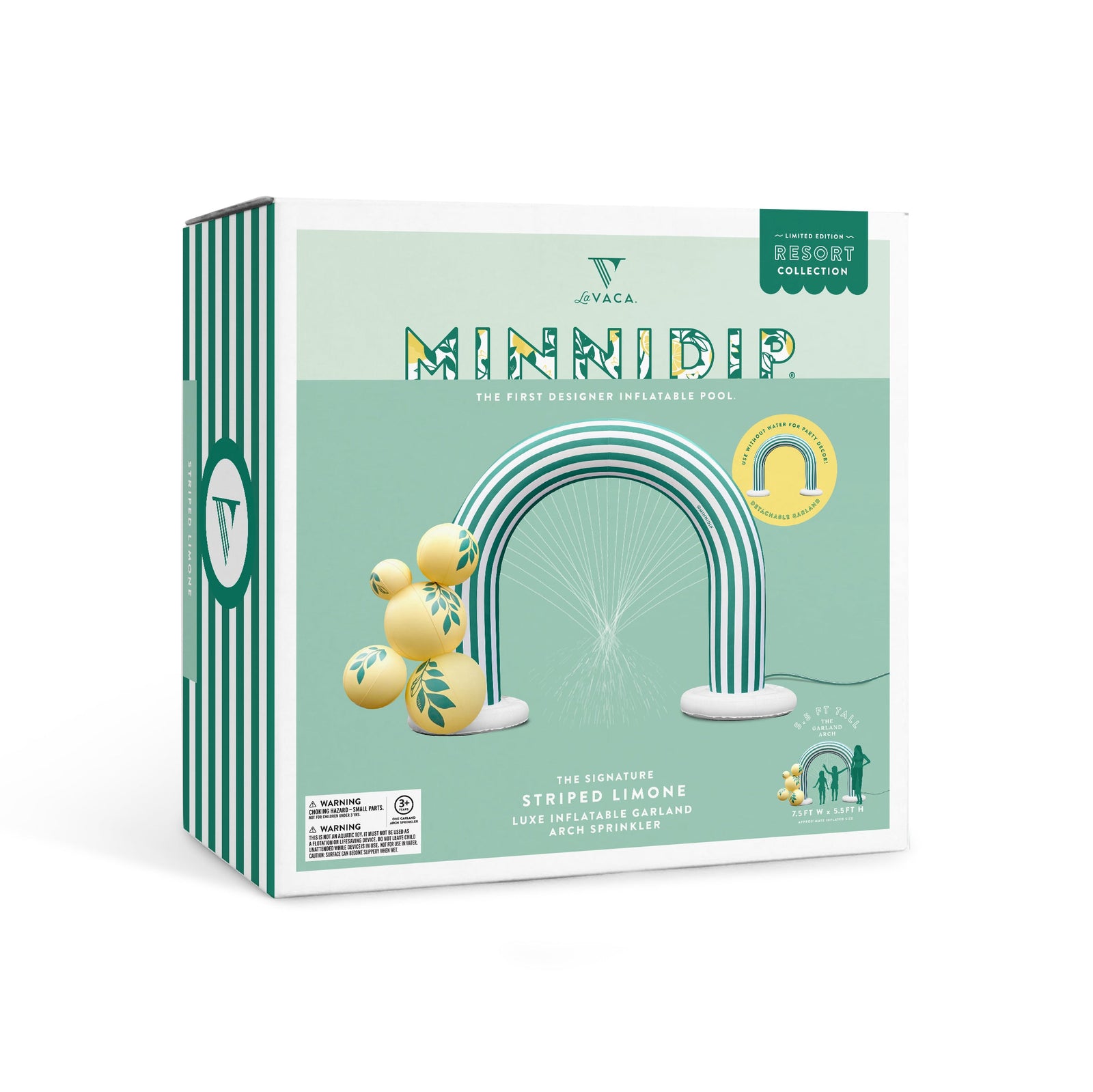 the STRIPED LIMONE Garland Arch Sprinkler