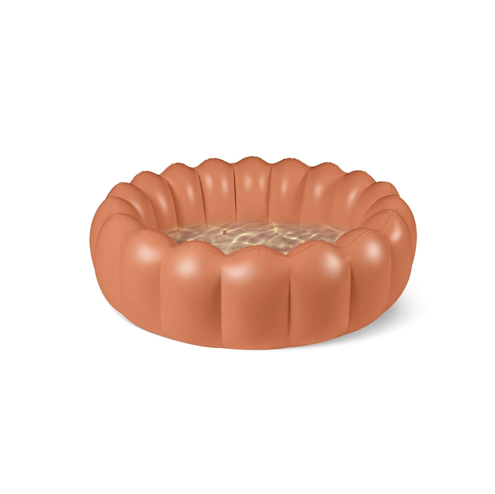 The Tufted Minni-Minni Pool in TERRACOTTA