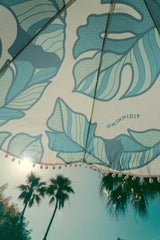 the TROPICAL PALMS Beach Umbrella