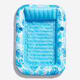 SLOOSH Inflatable Tanning Pool Lounger Float,  Purple-L, 70" × 46"