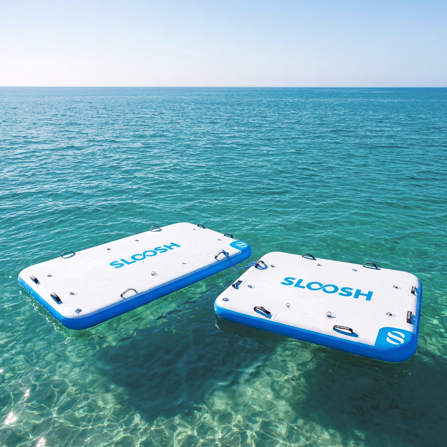 SLOOSH Inflatable Floating Dock, 6Ft x 5Ft