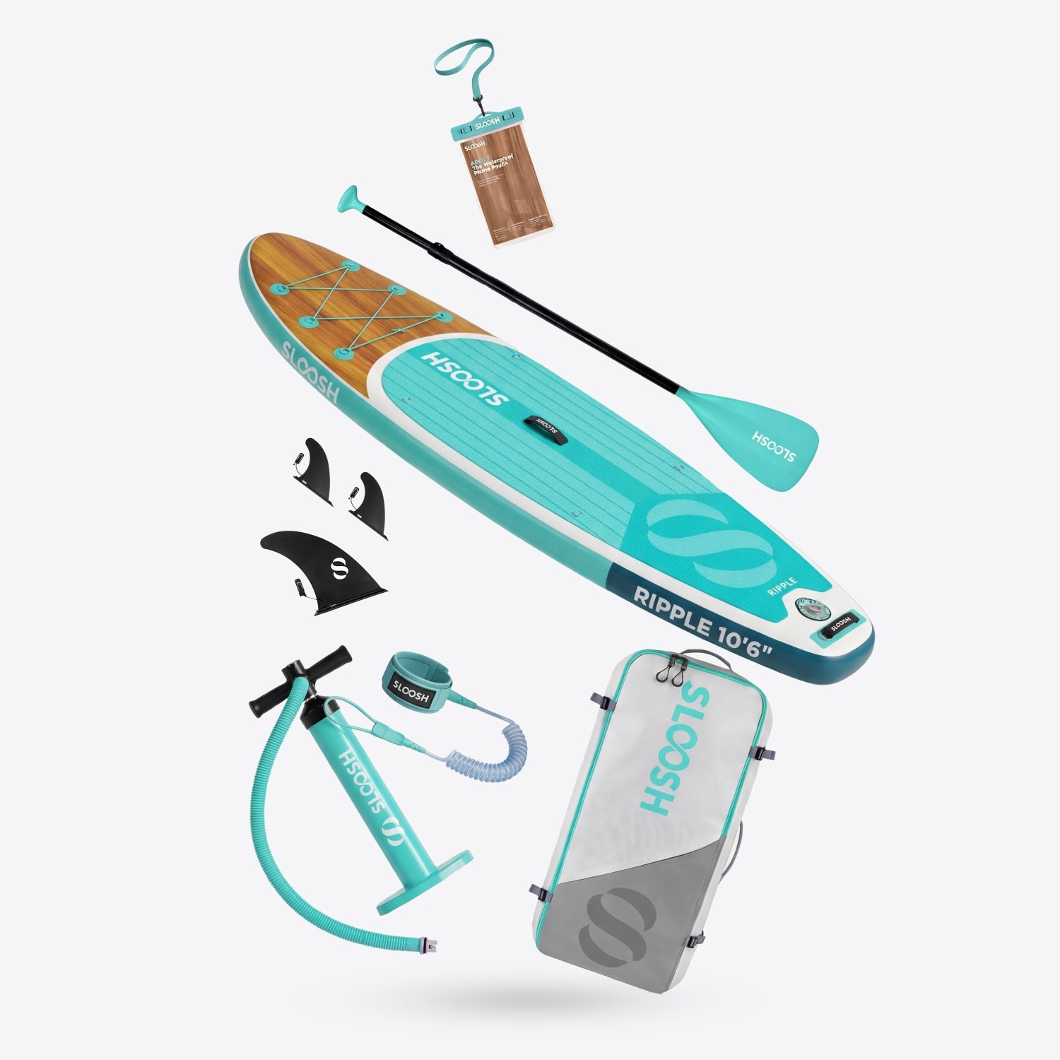 SLOOSH Inflatable Ripple 10'6" Stand Up Paddle Board