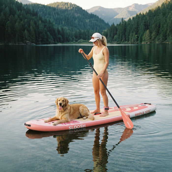 SLOOSH Ripple Flamingo Dawn 10'6" Inflatable Stand Up Paddle Board