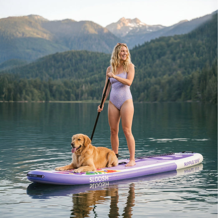 SLOOSH Ripple Bright Burst 10'6" Inflatable Stand Up Paddle Board