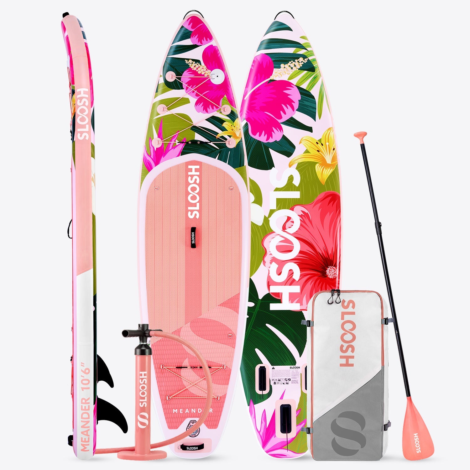 SLOOSH Meander Tropical Sunrise 10'6" Stand Up Paddle Board