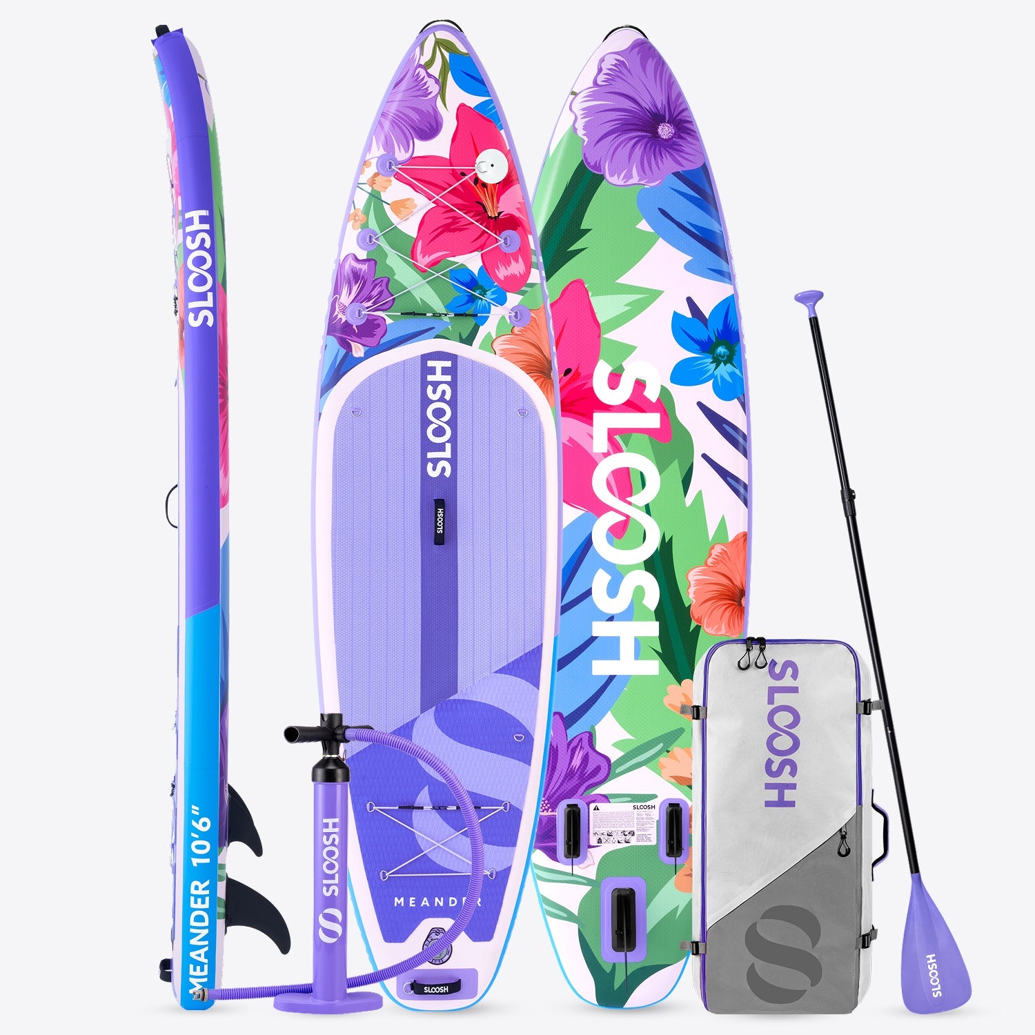 SLOOSH Meander Tropical Sunrise 10'6" Stand Up Paddle Board