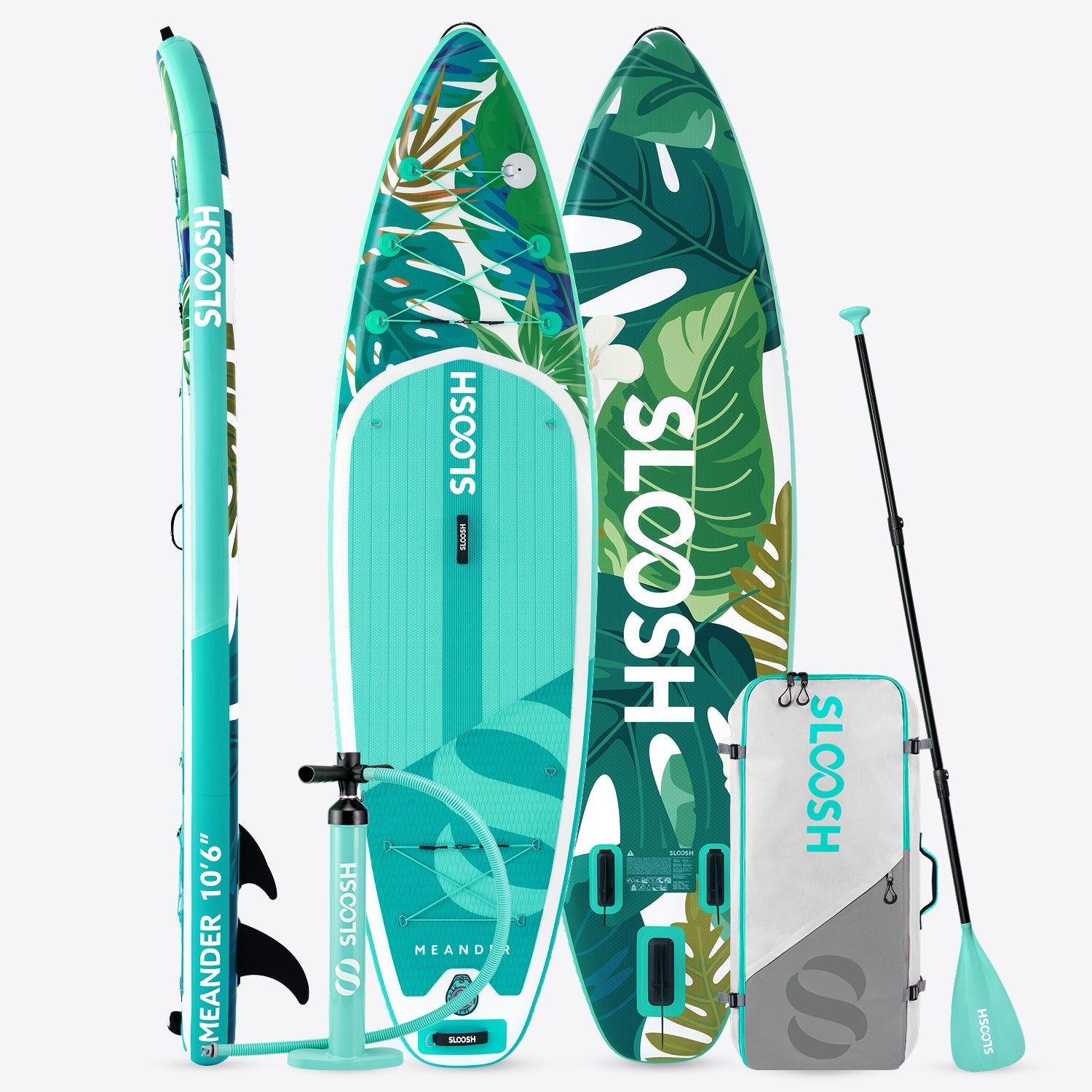 SLOOSH Meander Tropical Sunrise 10'6" Stand Up Paddle Board