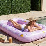 SLOOSH Purple Chase Flower Tanning Pool with Lounger High-picked Bundle