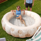 SLOOSH Inflatable Round Swimming Pool for Family, 5.5' x 20"