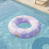 SLOOSH Purple Chase Flower Tanning Pool with Ring Best Bundle