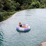 SLOOSH Inflatable Water Hammock, Pink Tie-dye Bliss State