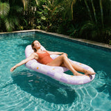 SLOOSH Inflatable Water Lounger Pink Tie-dye Bliss State