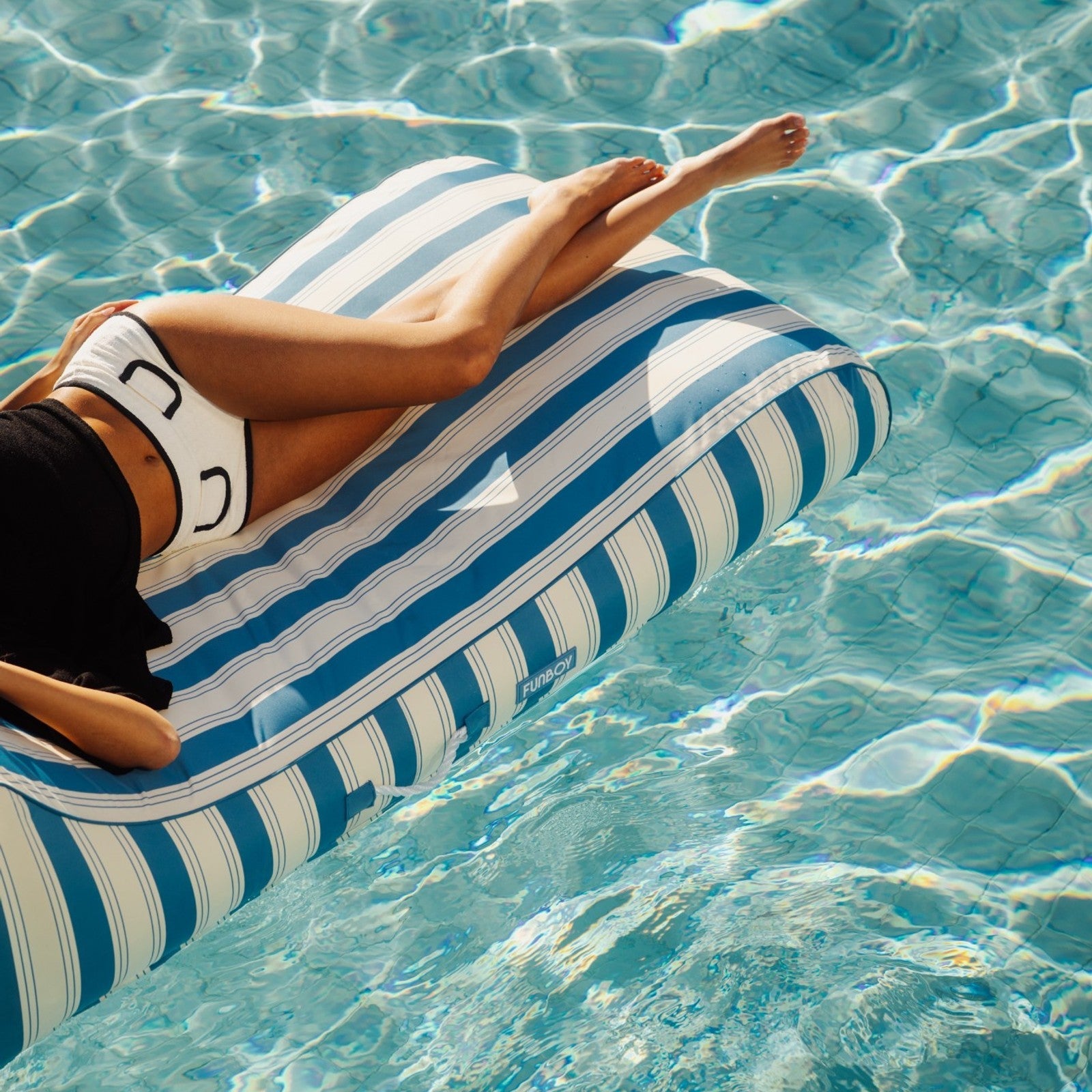 Fabric Sunbed Lounger