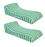 Fabric Sunbed Lounger
