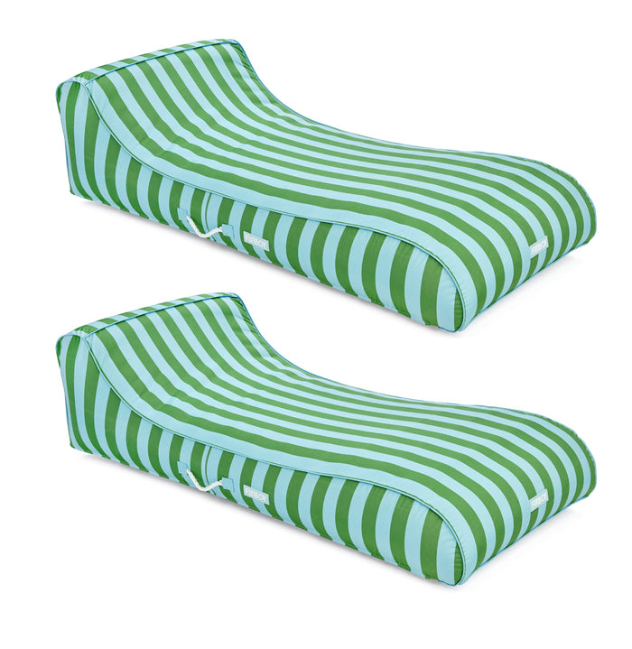 Fabric Sunbed Lounger