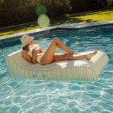 Fabric Sunbed Lounger