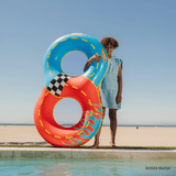 Kids Racetrack Double Tube Float