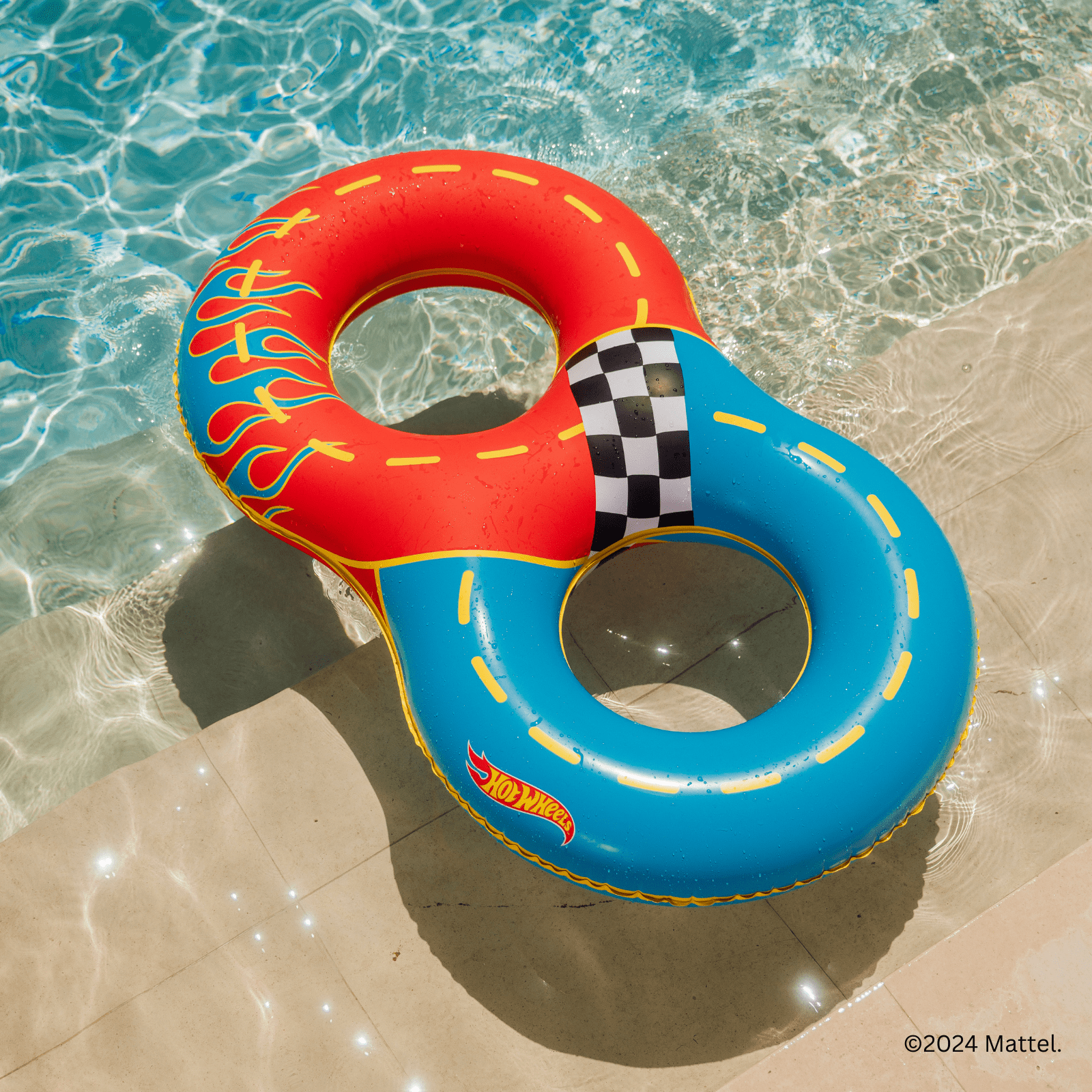 Kids Racetrack Double Tube Float