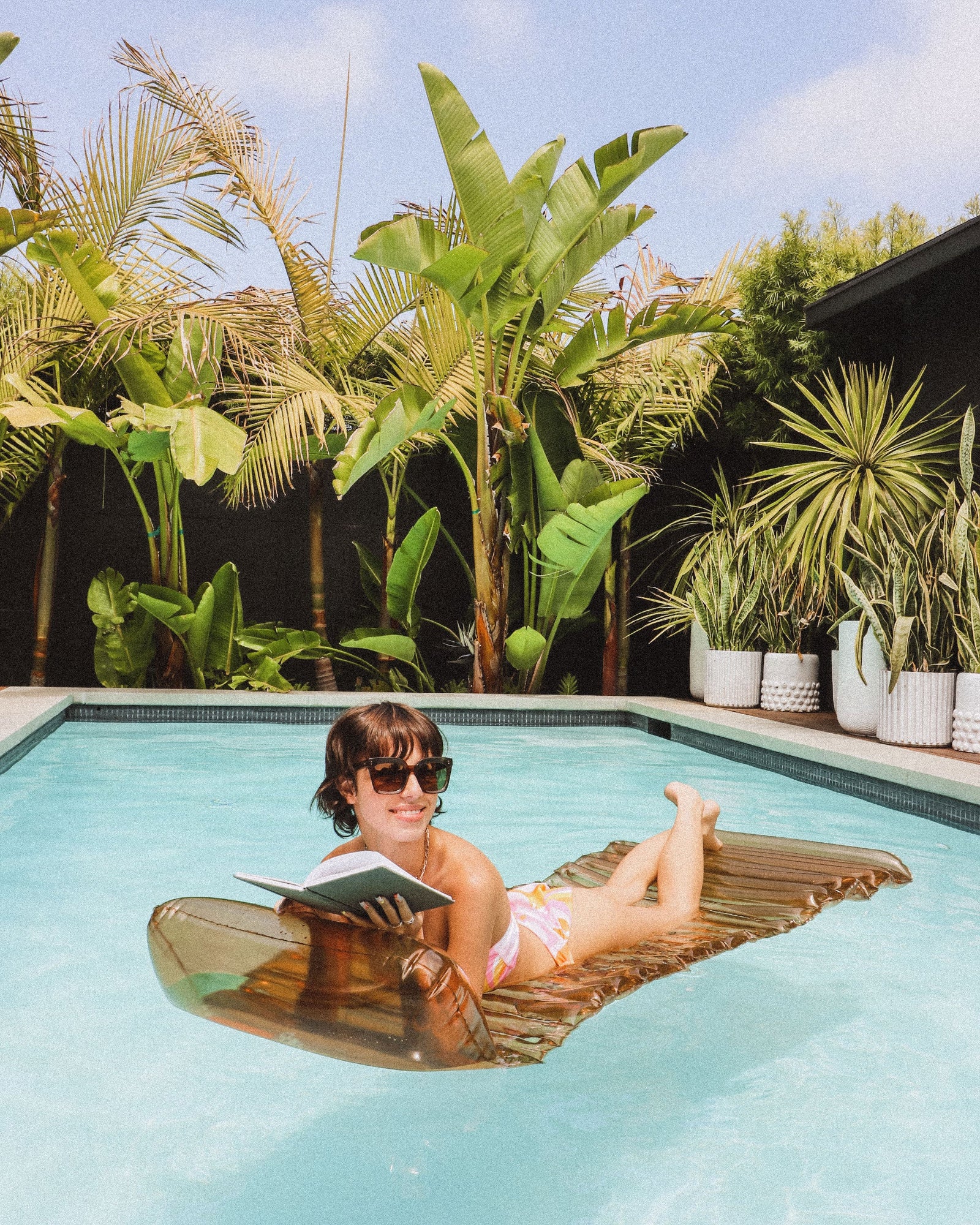 Clear Mocha Lounger
