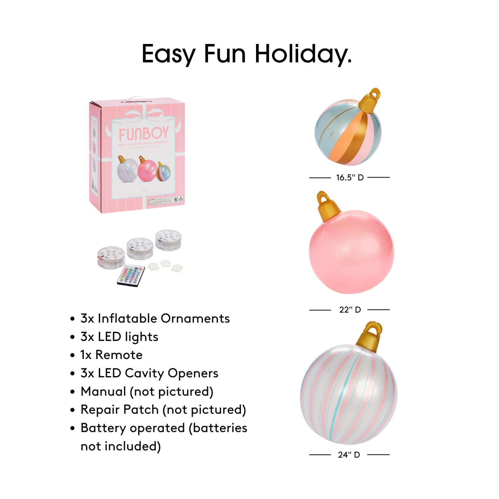 Inflatable Christmas Ornaments