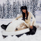 Inflatable Snowmobile Sled