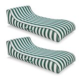 Fabric Sunbed Lounger
