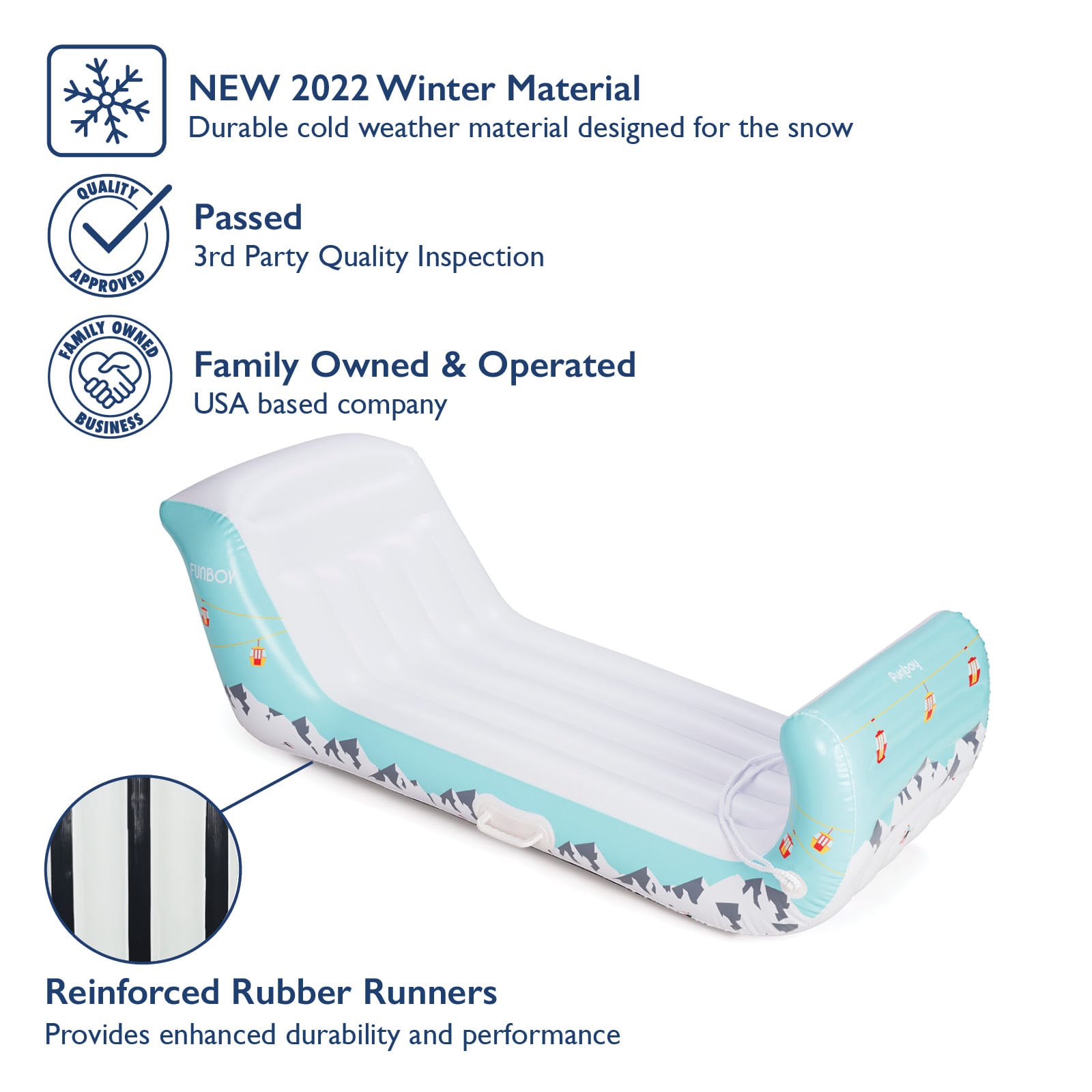 Inflatable Sleigh Snow Sled