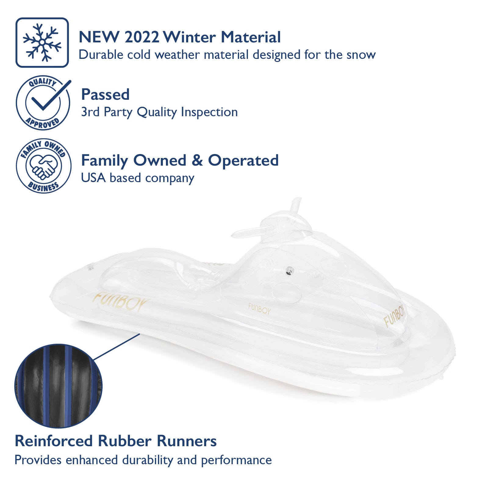 Inflatable Snowmobile Sled