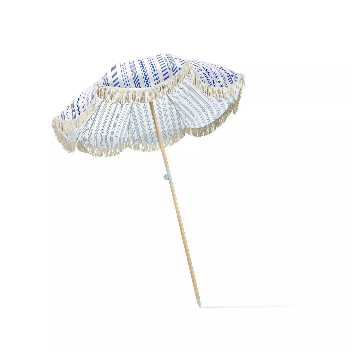 the NAUTICAL STRIPES Beach Umbrella