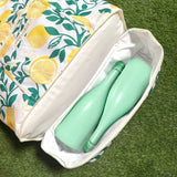 the STRIPED LIMONE Cooler Tote
