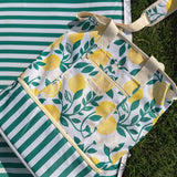the STRIPED LIMONE Cooler Tote