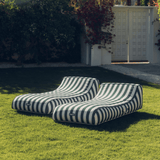 Fabric Sunbed Lounger