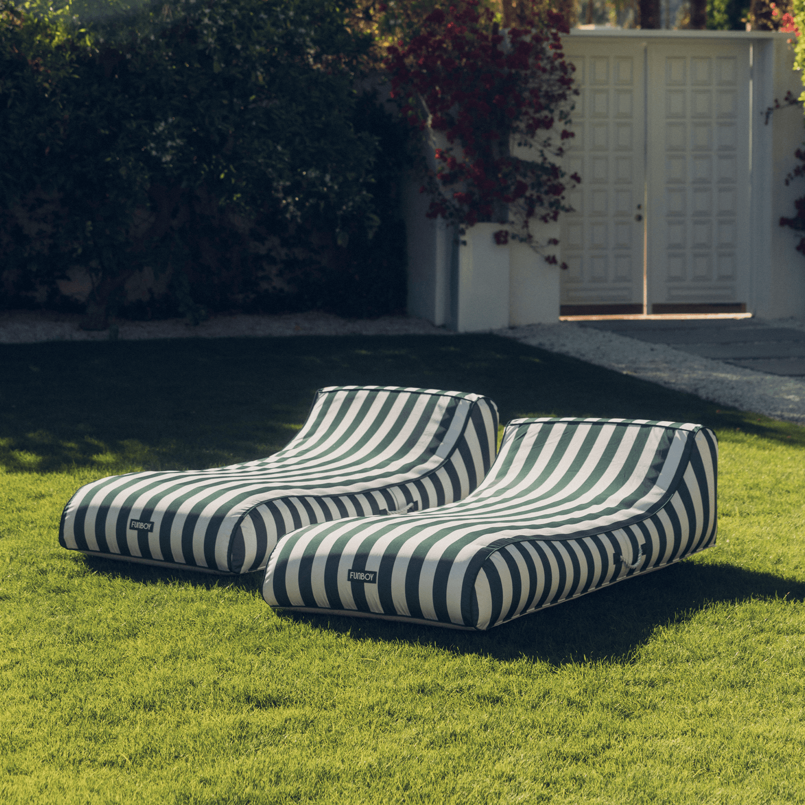 Fabric Sunbed Lounger