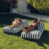 Fabric Sunbed Lounger