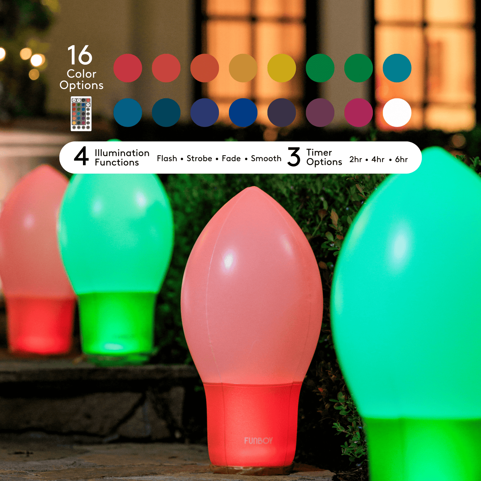Inflatable Christmas Bulbs