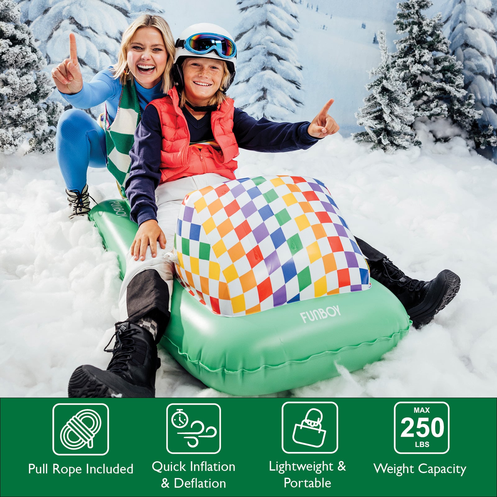 Kids Skimobile Snow Sled