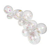 SHIPS NOW • Balloon Garland: 12-Cluster with Iridescent Confetti • FINAL SALE